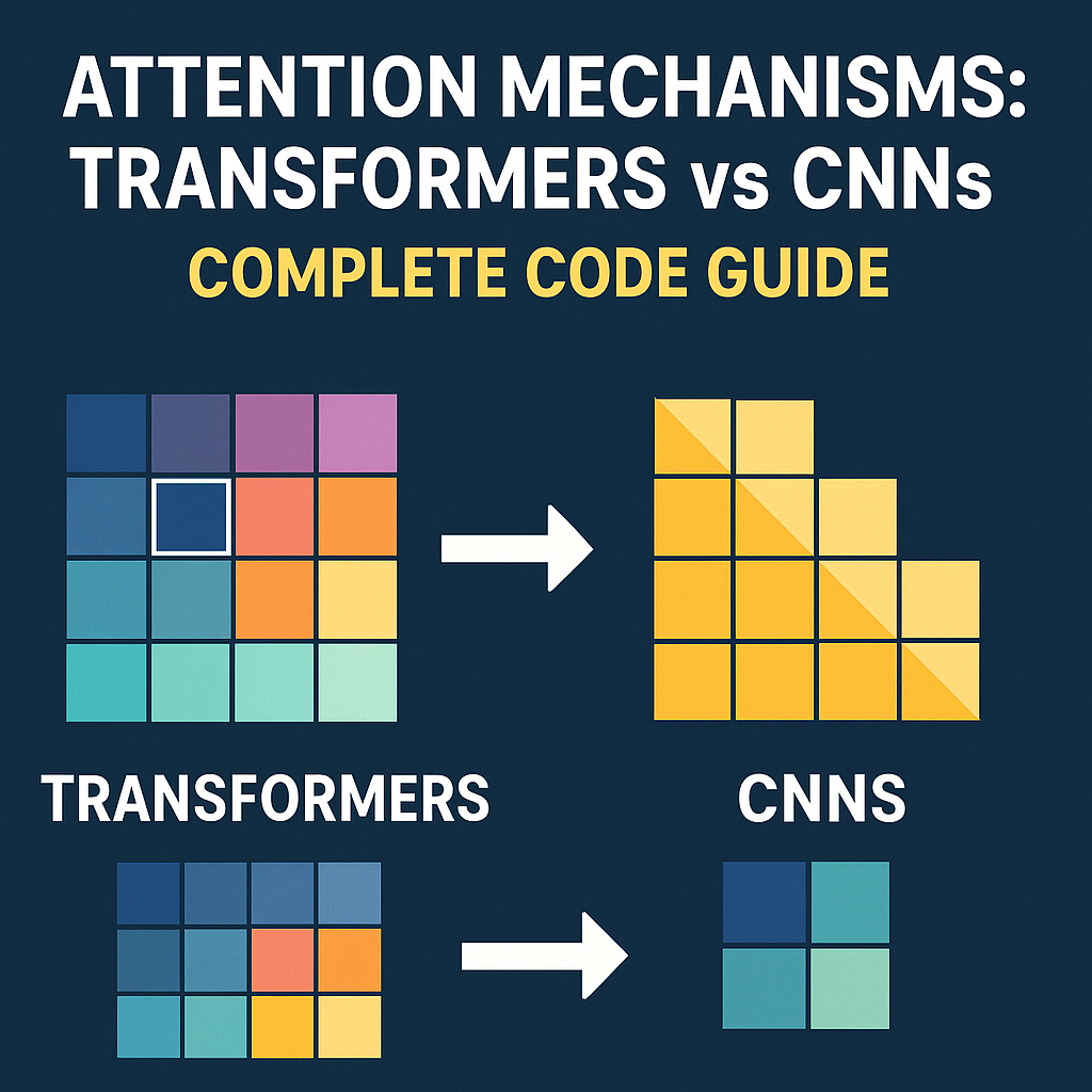 Attention Mechanisms: Transformers vs CNNs - Complete Code Guide