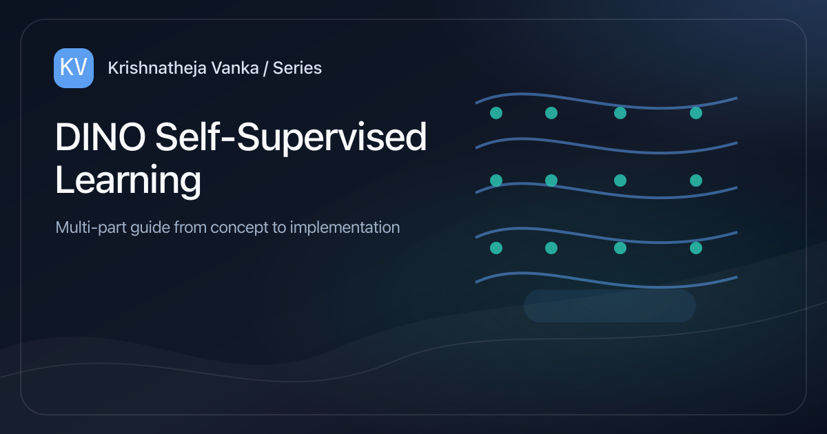 DINO Self-Supervised Learning