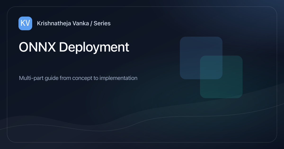 ONNX Deployment