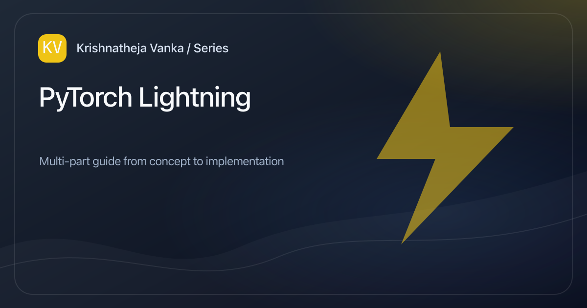 PyTorch Lightning